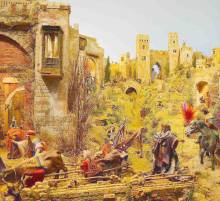 Belén instalado en la Concatedral de Santa María. Foto: Ángel de Isidro. Belén Concatedral Ángel de Isidro 1