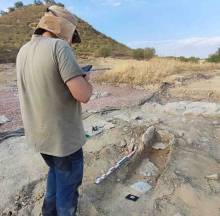 Caraca excavación 2025 necrópolis