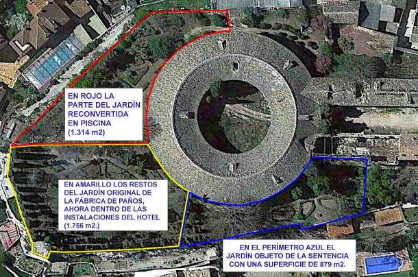 Real Fábrica de Paños Brihuega Hotel Balneario jardines usurpados