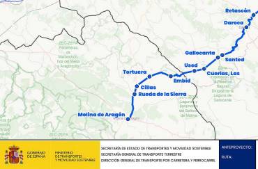 Autobús línea Molina - Zaragoza Ministerio