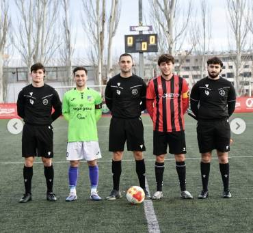 El líder Orgaceño se llevó la victoria ante el Azuqueca B. Foto C.D. Orgaceño