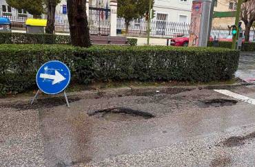 bache socavíon Las Cruces