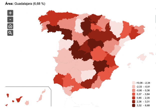 mapa nacimientos espana 2025