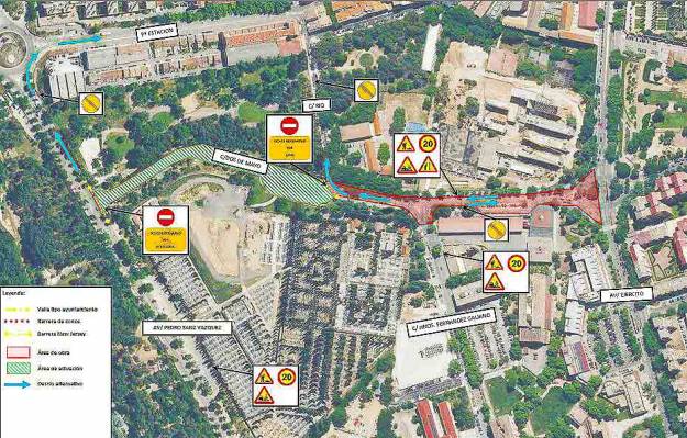 Plano cortes Dos de Mayo