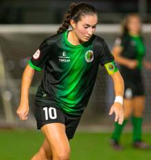 Lucía Delgado máxima goleadora dinamista anotó el segundo gol de su equipo 1