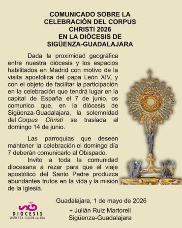 Obispado Sigüenza Corpus 2026