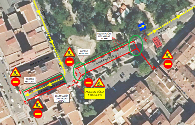 IMAGEN 2026 07 27 Las obras de mejora en el entorno del Asilo provocarán afecciones al tráfico desde el martes 28 de julio