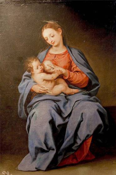 Virgen de la Leche  de Alonso Cano Museo de Guadalajara 