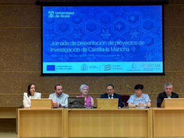 La jornada se ha celebrado en el salón de actos de la Universidad de Alcalá/ Gu Diario proyectos investigación UAH