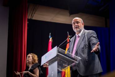 El vicepresidente primero del Gobierno regional José Luis Martínez Guijarro