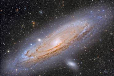 Galaxia de Andrómeda M31 Proporcionada por astroguada