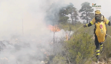 incendio La mierla extincion