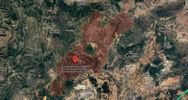 superficie del incendio de La Mierla el lunes 20 de agosto 2026