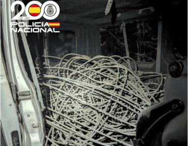 Foto: Policía Nacional Robo de cobre Policía Nacional 1 1 1