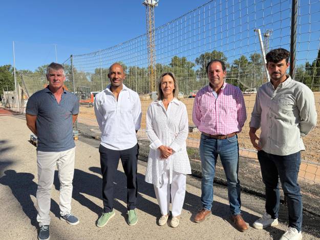 Visita alcaldesa obras anexos del Escartin
