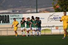 Los gallardos celebran el gol de Hugo Navarro. Foto: CD Marchamalo. WhatsApp Image 2026-08-18 at 22.08.24 1