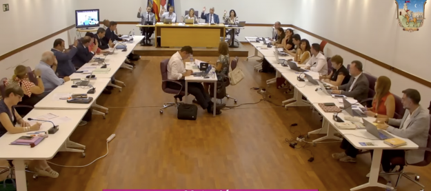 Votacion pleno agua canal isabel II