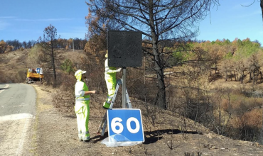 cambio senales trafico quemadas la mierla