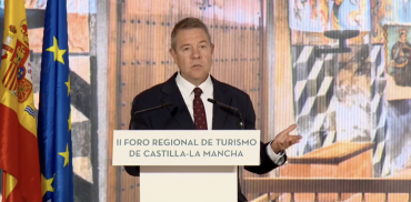 Page, en su intervención hoy en Sigüenza/ JCCM page siguenza
