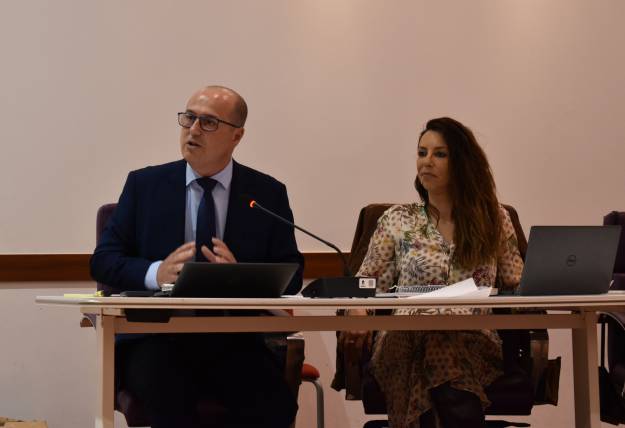 20261002 Alberto Rojo durante un momento de su intervencion en el Debate sobre el Estado de la Ciudad