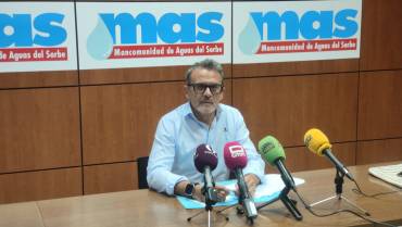 El vicepresidente de la Mancomunidad de Aguas del Sorbe MAS Juan Carlos Martín