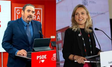 Esteban es el alcalde de Marchamalo y Merino lo es de Sigüenza, además de diputada regional Rafael Esteban - María Jesús Merino