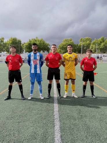 Sorteo inicial de campos en el partido Villarubia-C.D. Guadalajara B. Foto Villarrubia C.F. 1
