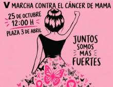 La marcha llega a su quinta edición. Foto: Ayto de Azuqueca. Cáncer 1