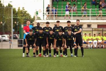 Equipo del Sigüenza que jugó ante el Marchamalo