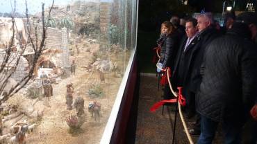 Inauguración belén Miguel Ángel Martínez y José Luis Vega